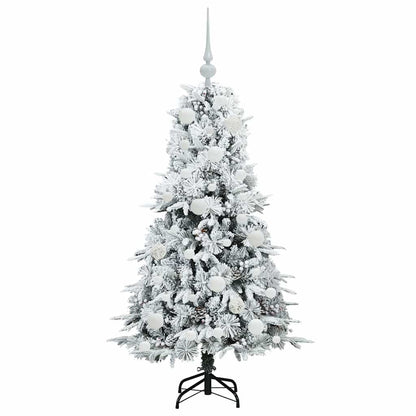 Künstlicher klappbarer Weihnachtsbaum Grün 120 cm PE und PVC