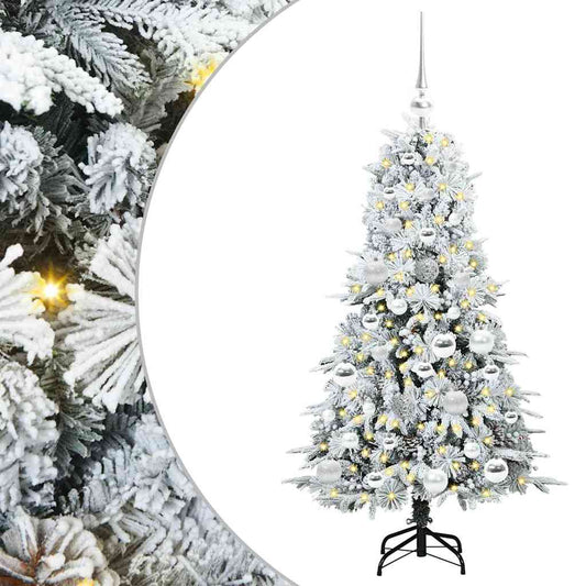 Künstlicher klappbarer Weihnachtsbaum Grün 120 cm PE und PVC