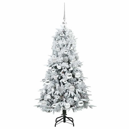 Künstlicher klappbarer Weihnachtsbaum Grün 120 cm PE und PVC
