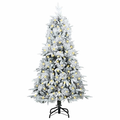 Künstlicher klappbarer Weihnachtsbaum Grün 150 cm PE und PVC