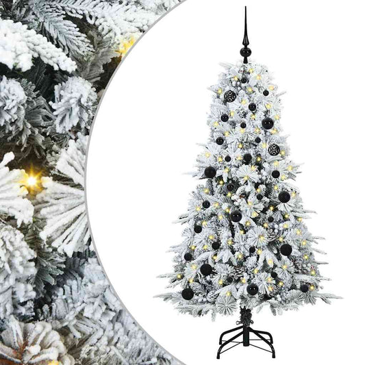 Künstlicher klappbarer Weihnachtsbaum Grün 150 cm PE und PVC