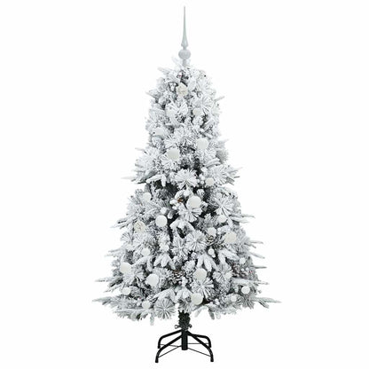 Künstlicher klappbarer Weihnachtsbaum Grün 150 cm PE und PVC