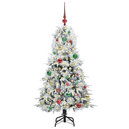 Künstlicher klappbarer Weihnachtsbaum Grün 150 cm PE und PVC