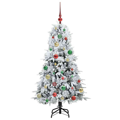 Künstlicher klappbarer Weihnachtsbaum Grün 150 cm PE und PVC