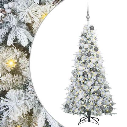 Künstlicher klappbarer Weihnachtsbaum Grün 180 cm PE und PVC
