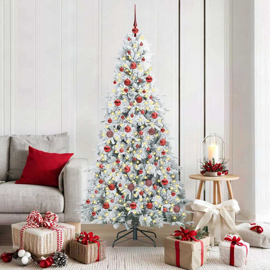 Künstlicher klappbarer Weihnachtsbaum Grün 180 cm PE und PVC