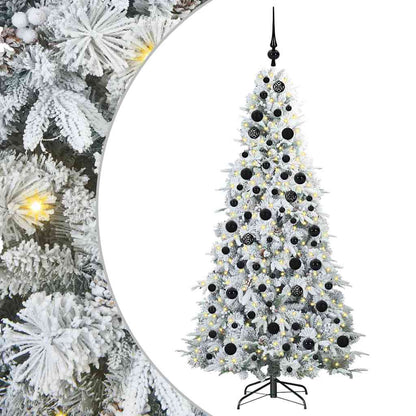 Künstlicher klappbarer Weihnachtsbaum Grün 180 cm PE und PVC