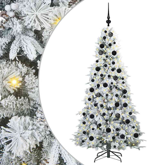 Künstlicher klappbarer Weihnachtsbaum Grün 180 cm PE und PVC