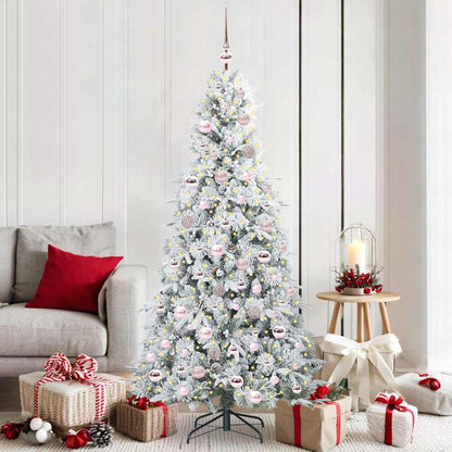 Künstlicher klappbarer Weihnachtsbaum Grün 180 cm PE und PVC