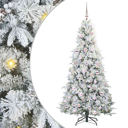 Künstlicher klappbarer Weihnachtsbaum Grün 180 cm PE und PVC