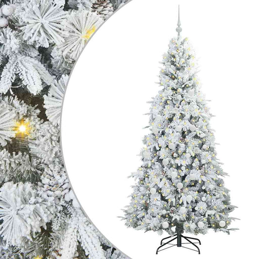 Künstlicher klappbarer Weihnachtsbaum Grün 180 cm PE und PVC