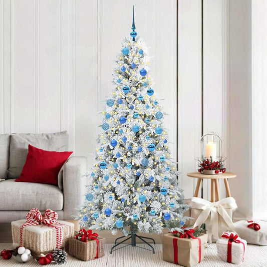 Künstlicher klappbarer Weihnachtsbaum Grün 180 cm PE und PVC
