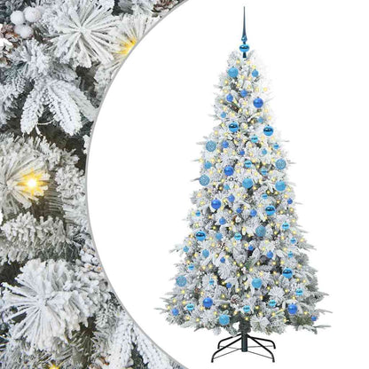 Künstlicher klappbarer Weihnachtsbaum Grün 180 cm PE und PVC