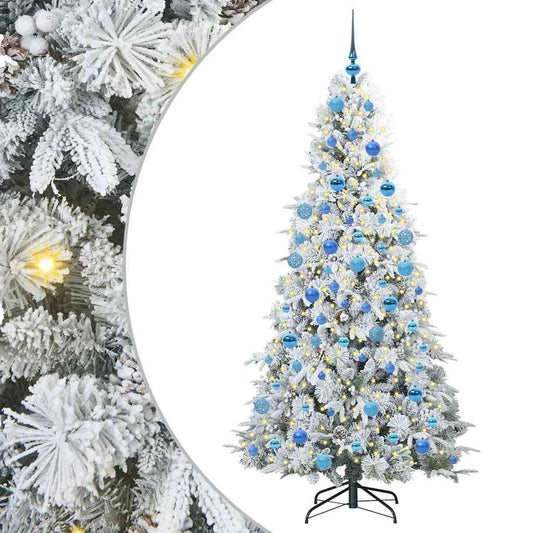 Künstlicher klappbarer Weihnachtsbaum Grün 180 cm PE und PVC
