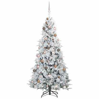 Künstlicher klappbarer Weihnachtsbaum Grün 210 cm PE und PVC