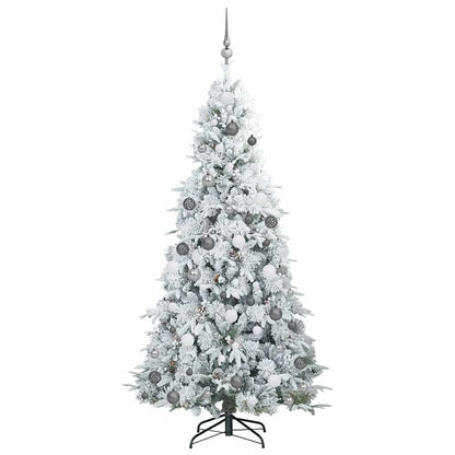 Künstlicher klappbarer Weihnachtsbaum Grün 210 cm PE und PVC