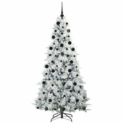 Künstlicher klappbarer Weihnachtsbaum Grün 210 cm PE und PVC