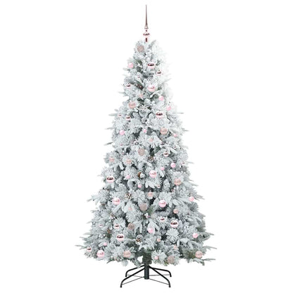 Künstlicher klappbarer Weihnachtsbaum Grün 210 cm PE und PVC