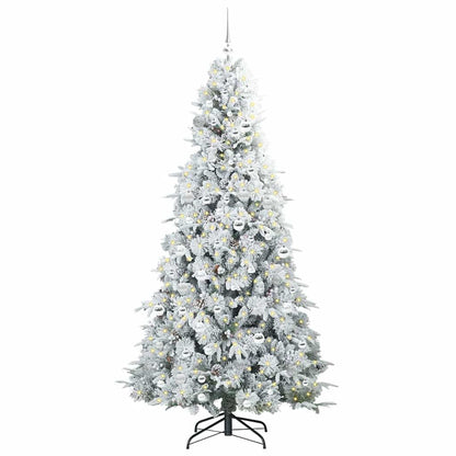 Künstlicher klappbarer Weihnachtsbaum Grün 210 cm PE und PVC