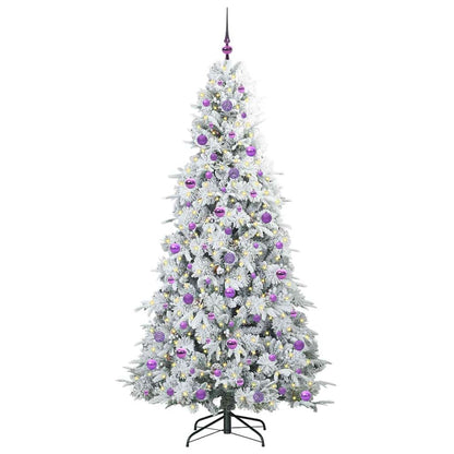 Künstlicher klappbarer Weihnachtsbaum Grün 210 cm PE und PVC