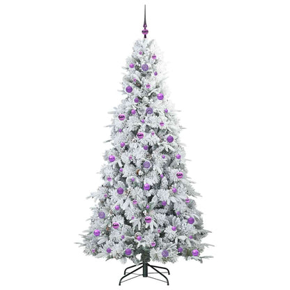 Künstlicher klappbarer Weihnachtsbaum Grün 210 cm PE und PVC