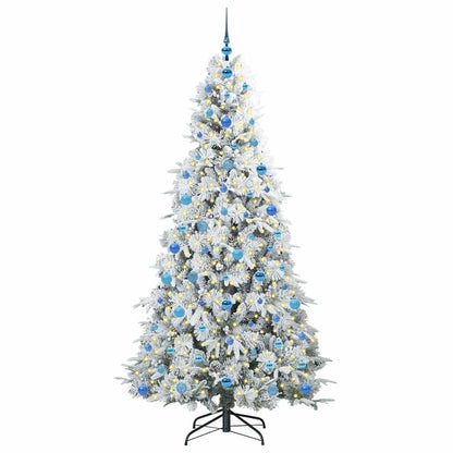 Künstlicher klappbarer Weihnachtsbaum Grün 210 cm PE und PVC