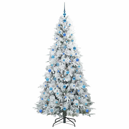 Künstlicher klappbarer Weihnachtsbaum Grün 210 cm PE und PVC