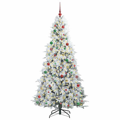 Künstlicher klappbarer Weihnachtsbaum Grün 210 cm PE und PVC