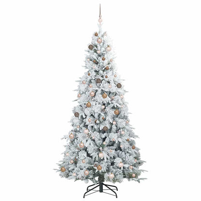 Künstlicher klappbarer Weihnachtsbaum Grün 240 cm PE und PVC