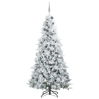 Künstlicher klappbarer Weihnachtsbaum Grün 240 cm PE und PVC