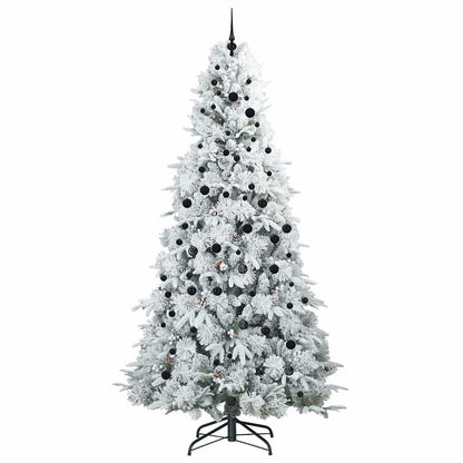 Künstlicher klappbarer Weihnachtsbaum Grün 240 cm PE und PVC