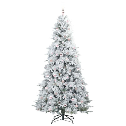 Künstlicher klappbarer Weihnachtsbaum Grün 240 cm PE und PVC