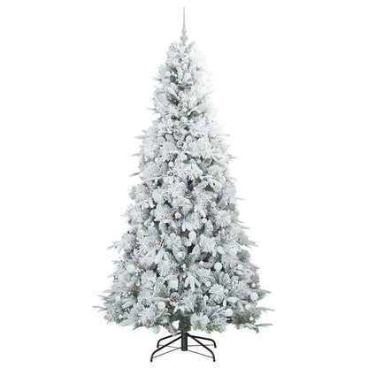 Künstlicher klappbarer Weihnachtsbaum Grün 240 cm PE und PVC