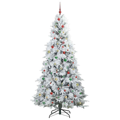 Künstlicher klappbarer Weihnachtsbaum Grün 240 cm PE und PVC
