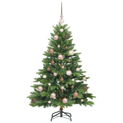 Künstlicher Weihnachtsbaum mit 150 LEDs Grün 120 cm PE und PVC