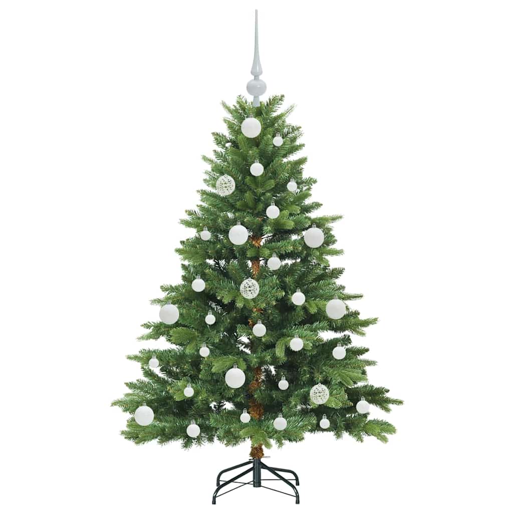 Künstlicher Weihnachtsbaum mit 150 LEDs Grün 120 cm PE und PVC