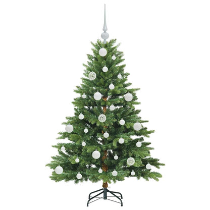 Künstlicher Weihnachtsbaum mit 150 LEDs Grün 120 cm PE und PVC