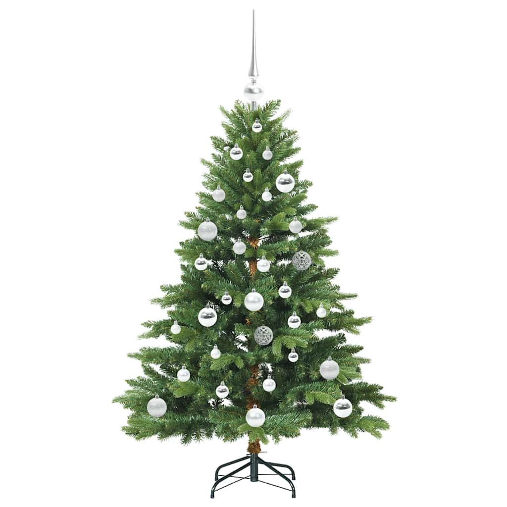 Künstlicher Weihnachtsbaum mit 150 LEDs Grün 120 cm PE und PVC