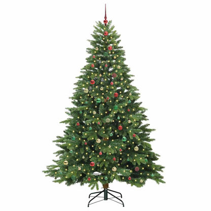 Künstlicher Weihnachtsbaum mit 300 LEDs Grün 240 cm PE und PVC