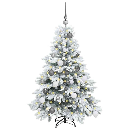 Künstlicher Weihnachtsbaum mit 150 LEDs Grün 120 cm PE und PVC