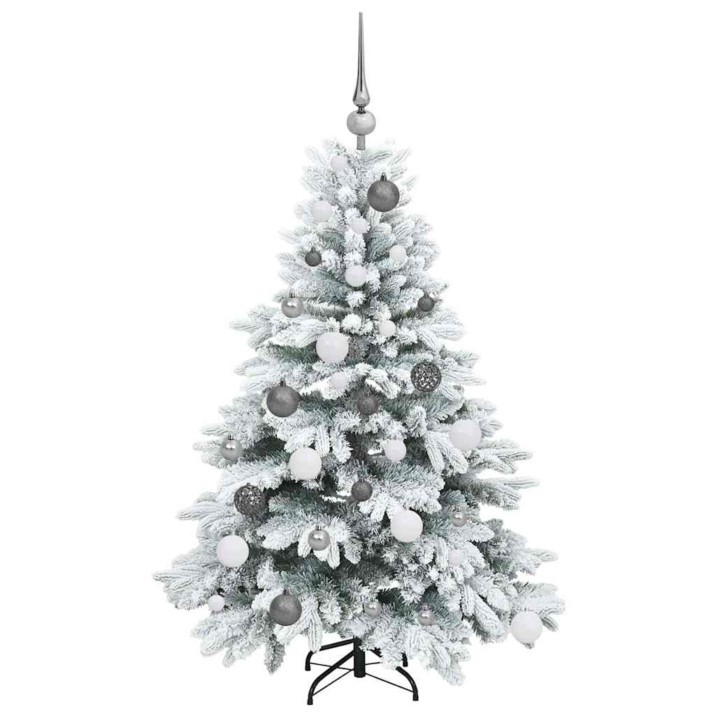 Künstlicher Weihnachtsbaum mit 150 LEDs Grün 120 cm PE und PVC