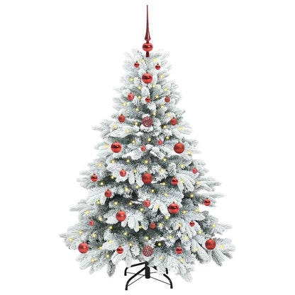 Künstlicher Weihnachtsbaum mit 150 LEDs Grün 120 cm PE und PVC