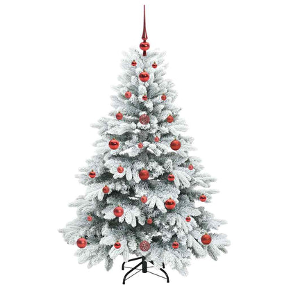 Künstlicher Weihnachtsbaum mit 150 LEDs Grün 120 cm PE und PVC