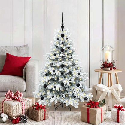 Künstlicher Weihnachtsbaum mit 150 LEDs Grün 120 cm PE und PVC