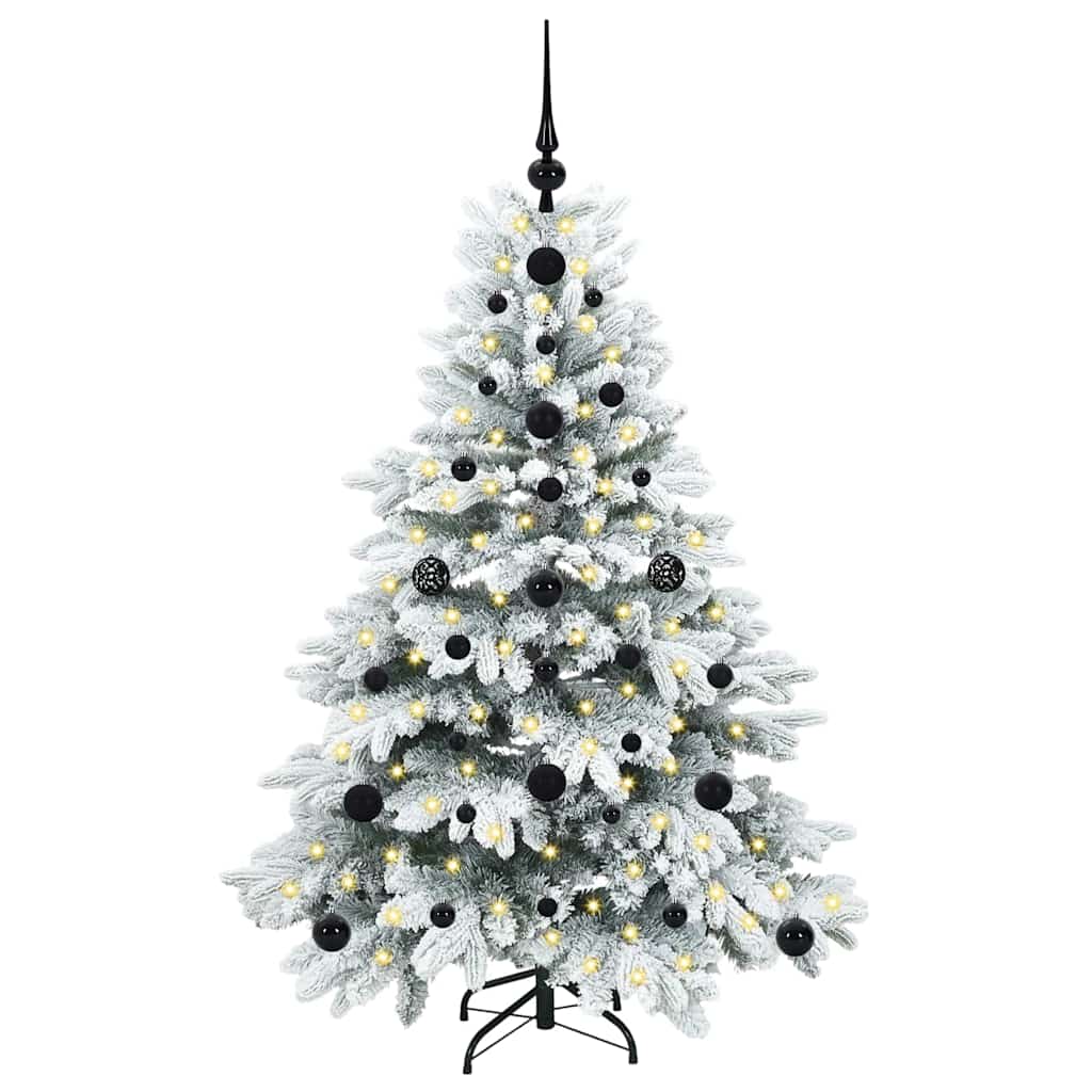 Künstlicher Weihnachtsbaum mit 150 LEDs Grün 120 cm PE und PVC