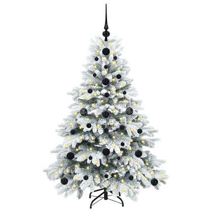 Künstlicher Weihnachtsbaum mit 150 LEDs Grün 120 cm PE und PVC