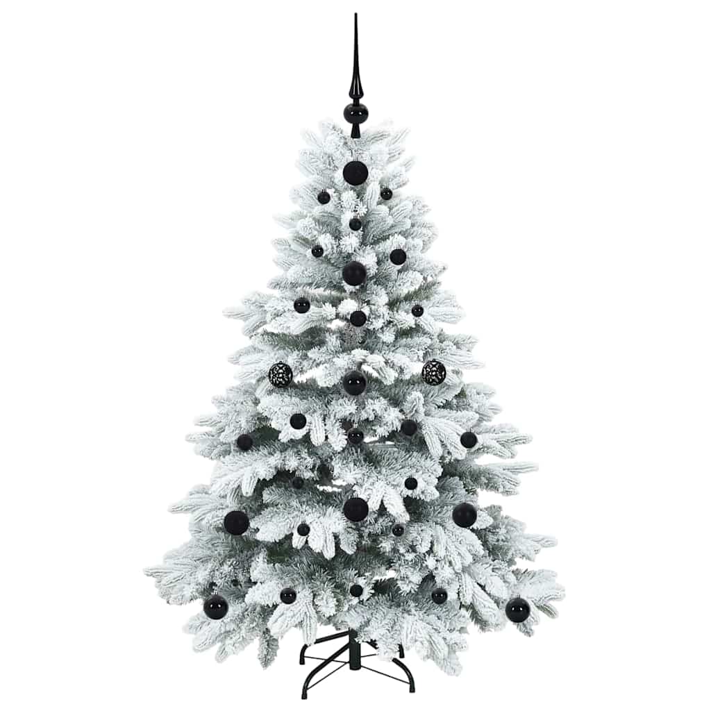 Künstlicher Weihnachtsbaum mit 150 LEDs Grün 120 cm PE und PVC