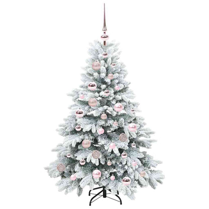 Künstlicher Weihnachtsbaum mit 150 LEDs Grün 120 cm PE und PVC