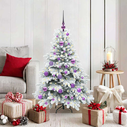 Künstlicher Weihnachtsbaum mit 150 LEDs Grün 120 cm PE und PVC