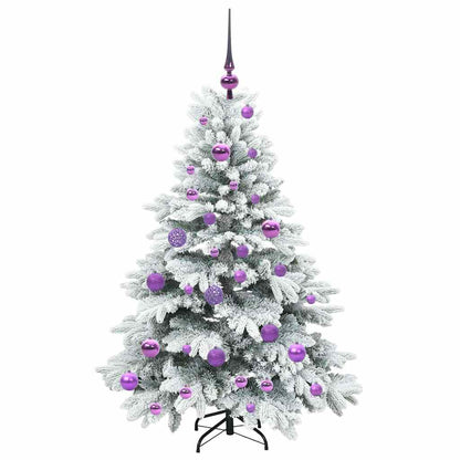 Künstlicher Weihnachtsbaum mit 150 LEDs Grün 120 cm PE und PVC